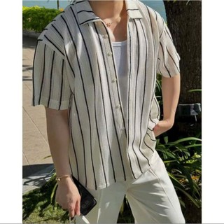 Áo Sơ Mi Lưới Nam Tay Ngắn Mềm Mát Thoáng Khí Form Rộng Dễ Mặc Khi Đi Biển SM88