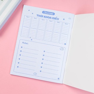 Tập 4 ôly A5 Classmate BST "Postcard" 80gsm Giấy Ăn Mực, Không Bị Thấm, Tập Học Sinh 96 Trang Bìa Cao Cấp Chống Nước