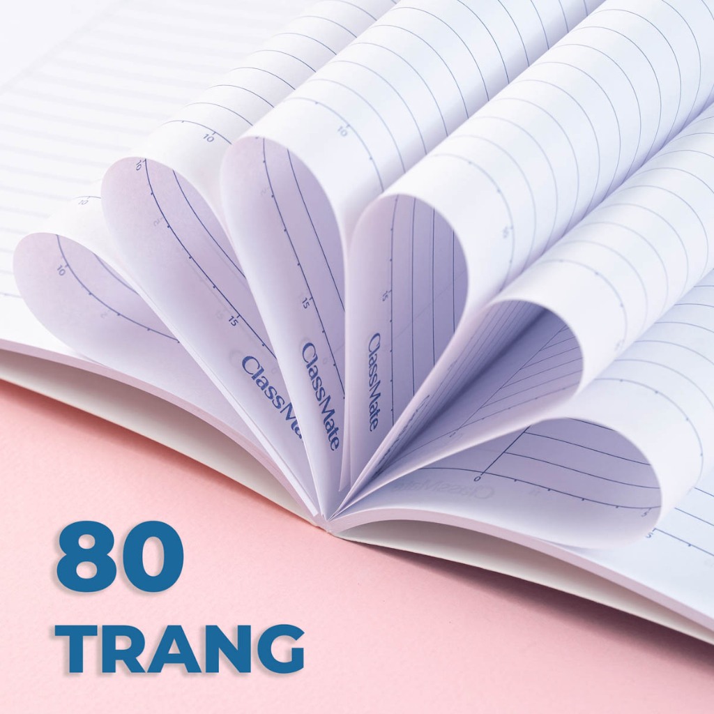 Vở Kẻ Ngang B5 Classmate Tập Sinh Viên Tiểu Cáo 80 Trang, 70gsm Vở Viết Bài, Ghi Chép Cho Học Sinh Sinh Viên NB5-08-0338