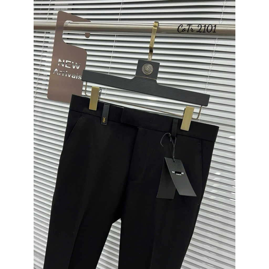 ⚡️[Hight Quality] Quần Âu Nam Nữ 1SL Trouser Black Pants - Điểm Nhấn Chữ Phối Tag Nhỏ Sang Trọng Loại 1