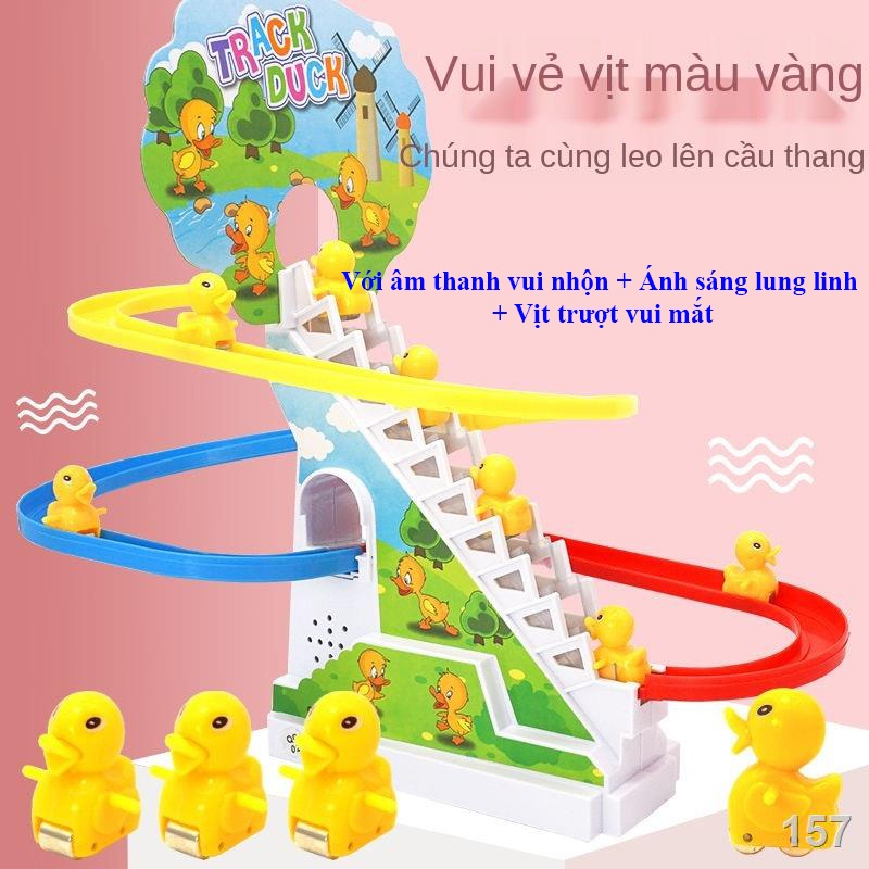 Đồ Chơi Vịt Leo Cầu Thang Vịt Leo Thang Con Vịt Cầu Trượt Bộ Vịt Leo Thang Có Nhạc Vịt Vàng Đồ Chơi Cho Bé