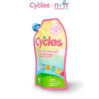 Combo 12 Túi Nước Giặt Trẻ Em Cycles 800ml – Dịu Nhẹ, Không Hóa Chất Mạnh, An Toàn Cho Bé Từ Sơ Sinh