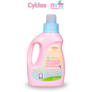 Combo Nước Giặt Trẻ Em Cycles Túi 2L & Can 1.5L – Dịu Nhẹ Cho Da Nhạy Cảm, Không Hoá Chất Mạnh, An Toàn Cho Bé