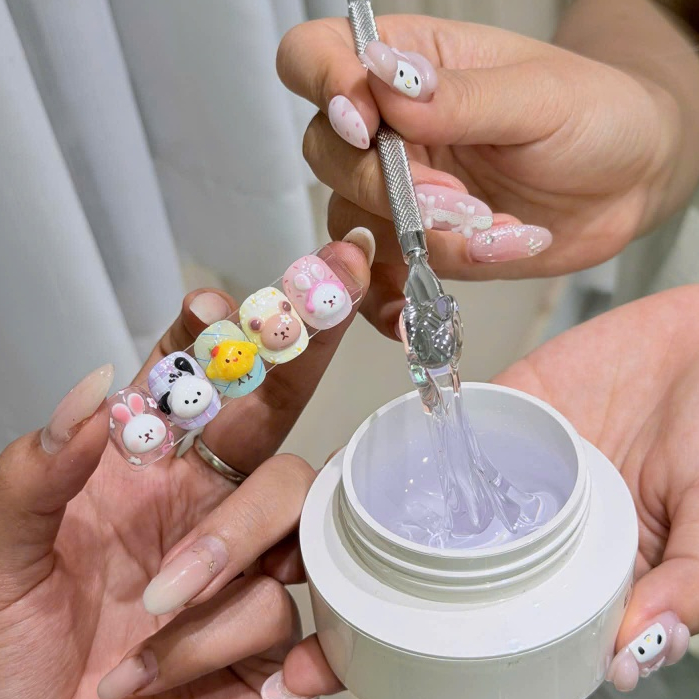 Gel thú nổi Naomi - có thể mix màu , hỗ trợ làm thú nổi style Nail hàn