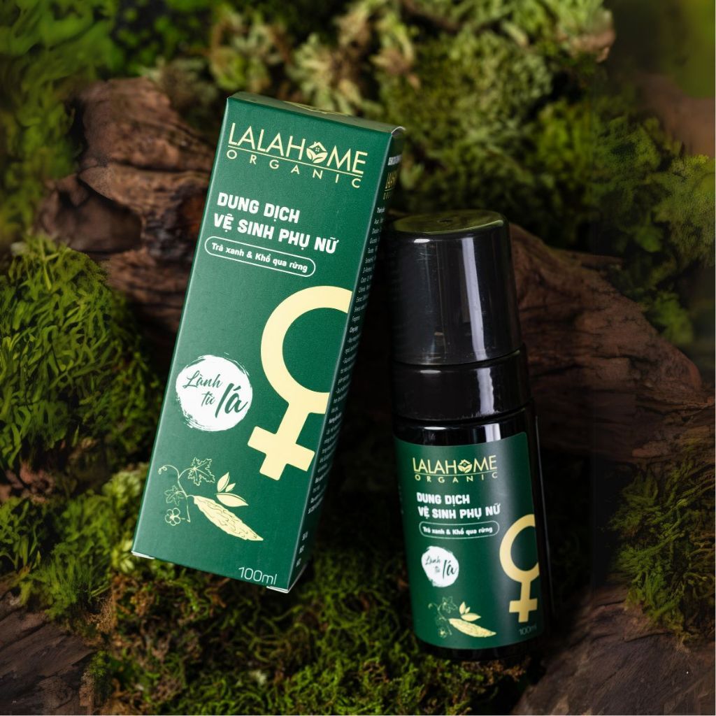 Combo Dung Dịch Vệ Sinh Tạo Bọt 100ml, Dành Cho Nam & Nữ, Chiết Xuất Trà Xanh | LALAHOME ORGANIC