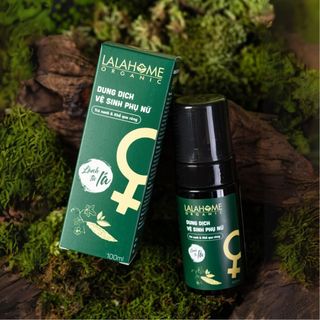 Combo Dung Dịch Vệ Sinh Tạo Bọt LALAHOME ORGANIC 100ml, Dành Cho Nam & Nữ, Chiết Xuất Trà Xanh