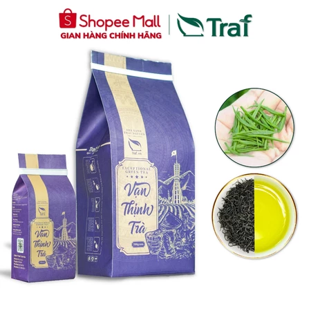 Trà Đinh Thượng Hạng, Đặc Sản Thái Nguyên, TRAF - VẠN THỊNH TRÀ, Nước Xanh, Hương Cốm, Đóng Túi 500G