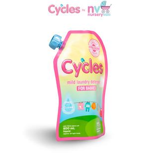 Combo 3 Túi Nước Giặt Trẻ Em Cycles 800ml – Dịu Nhẹ, Không Hóa Chất Mạnh, An Toàn Cho Trẻ Từ Sơ Sinh