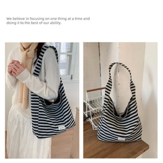 Túi tote nữ hoạ tiết kẻ chất liệu vải Canvas mềm mại túi đeo vãi nữ cỡ lớn kèm dây rút thời trang thanh lịch