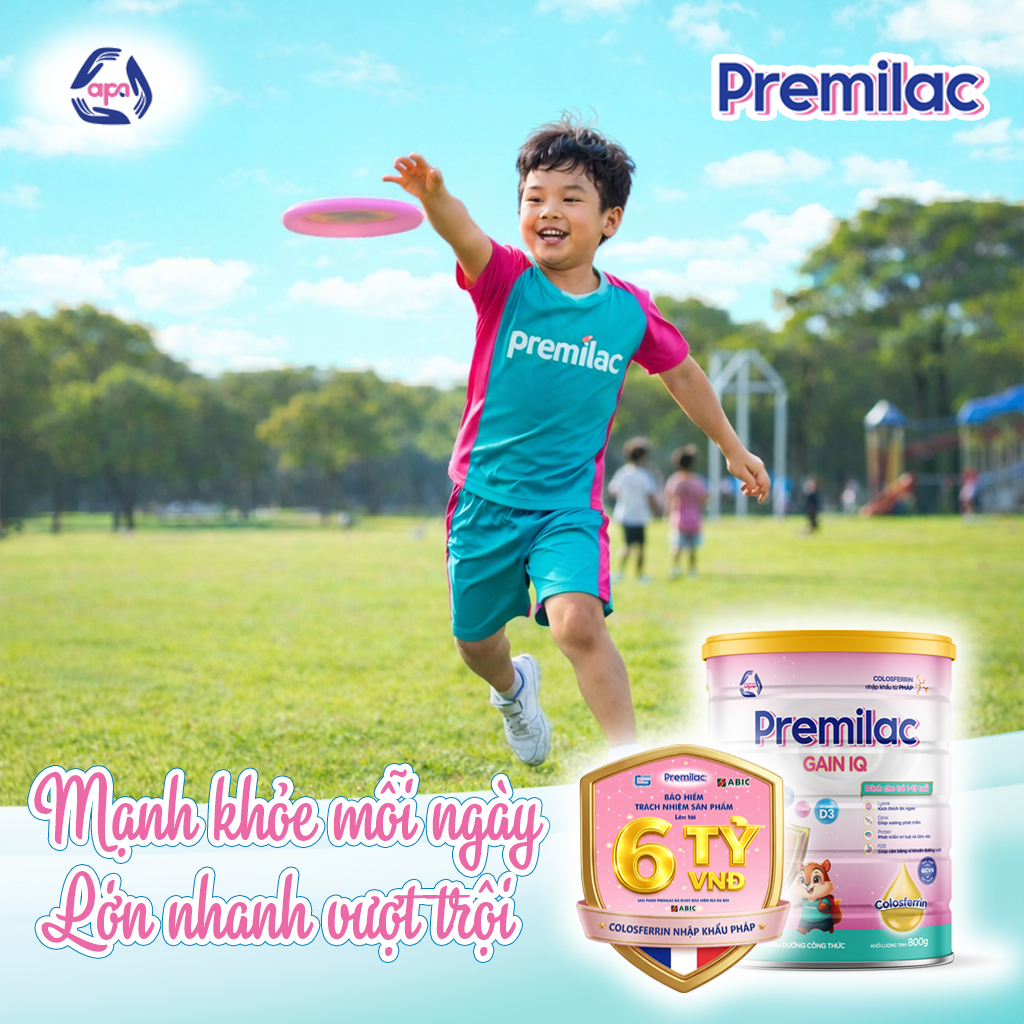 Sữa non Premilac Gain IQ giúp tăng cân và phát triển trí não - 800gr