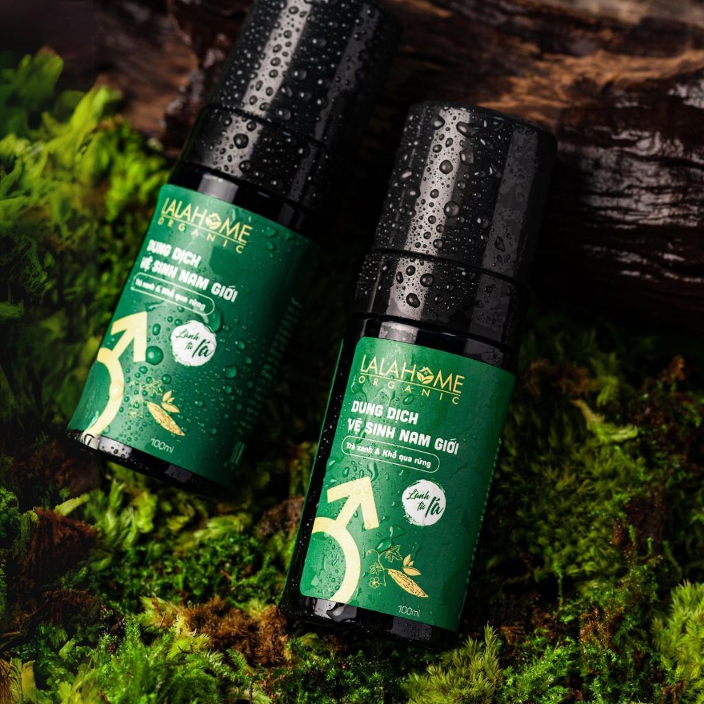 (Hỏa tốc) Dung Dịch Vệ Sinh Nam Giới LALAHOME 100ml, Tạo Bọt, Chiết Xuất Trà Xanh & Khổ Qua Rừng