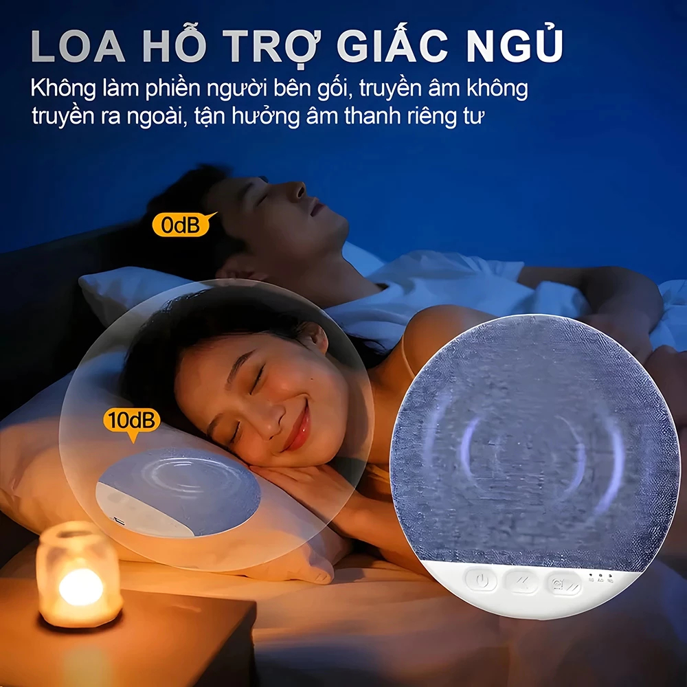 Loa Ngủ Dưới Gối X3pro Có Bluetooth, Với 3 Chế Độ Hẹn Giờ ,Âm Thanh Hifi Tích Hợp, Hỗ Trợ Giấc Ngủ