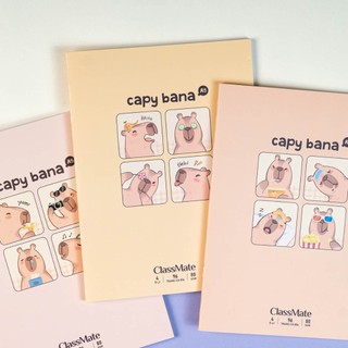 Tập Học Sinh 80gsm 96Trang Classmate, Tập Sinh Viên Bìa CapyBana Chống Nước Ghi Chép, Viết Bài Cho Học Sinh, Sinh Viên