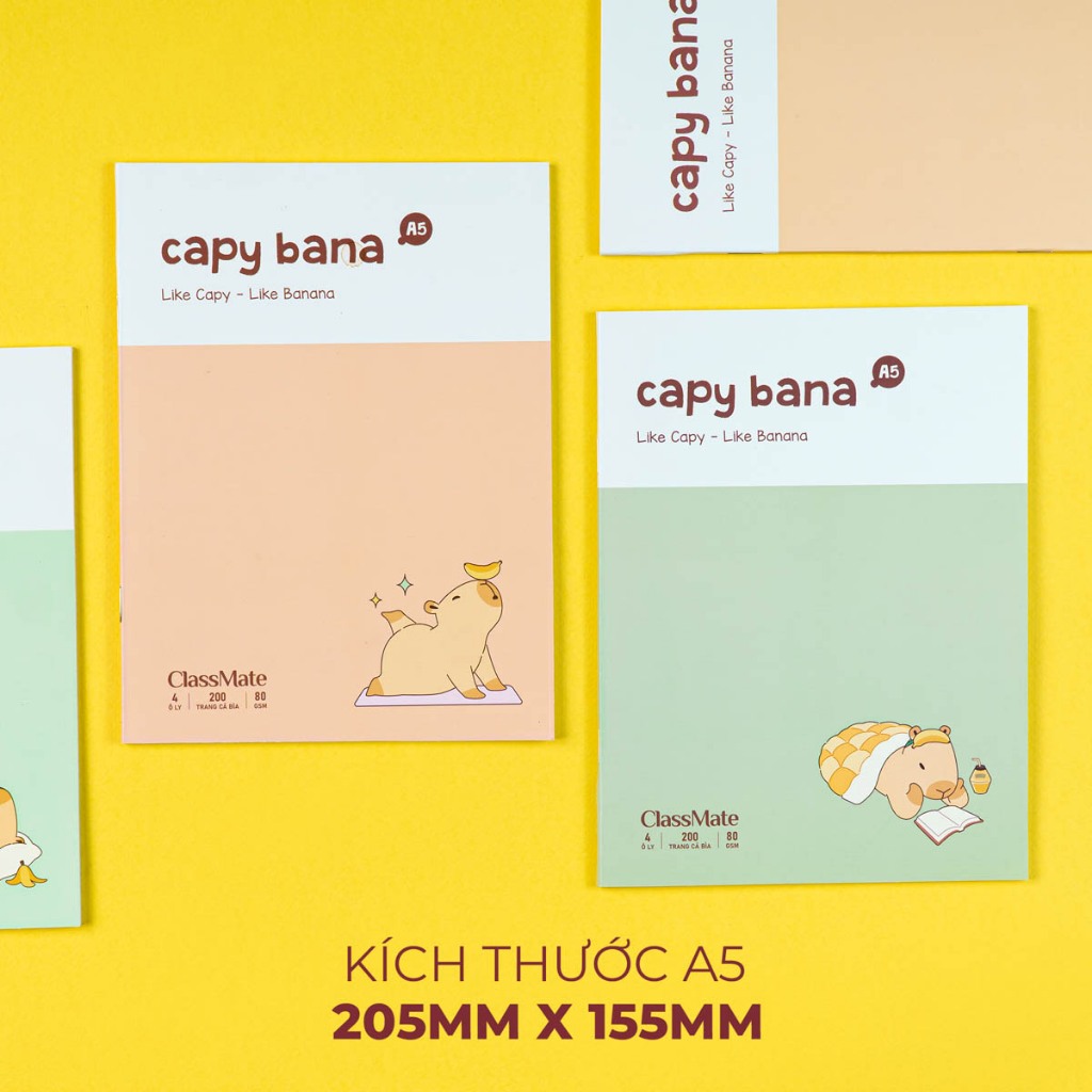 Tập Học Sinh Miền Nam A5 Classmate Vở 4 ÔLy 80gsm 200 Trang Vở 4 ÔLi 2x2mm Vở Học Sinh Cấp 1 Tập Viết Ghi Bài NA5-20-027