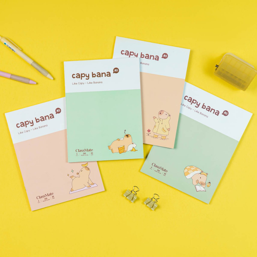 Tập Học Sinh Miền Nam A5 Classmate Vở 4 ÔLy 80gsm 200 Trang Vở 4 ÔLi 2x2mm Vở Học Sinh Cấp 1 Tập Viết Ghi Bài NA5-20-027