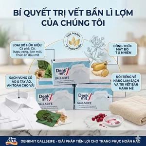 Bánh xà phòng tẩy trắng cổ áo DENKMIT của Đức