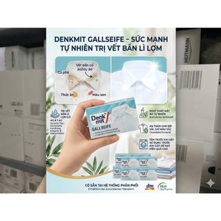 [auth] Xà phòng tẩy trắng cổ áo Denkmit 100g của Đức [Hot]