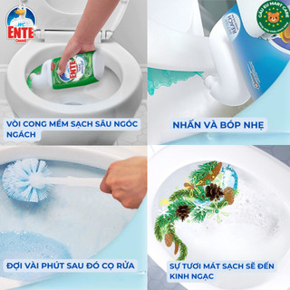 Tẩy Bồn Cầu Ente Canard Total Aktiv đậm đặc  Diệt Khuẩn Khử Mùi Tẩy Cặn Vôi , thơm mát dễ  chịu.