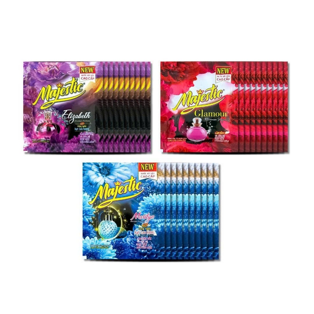 Combo 20 gói xả vải Majestic 20gr