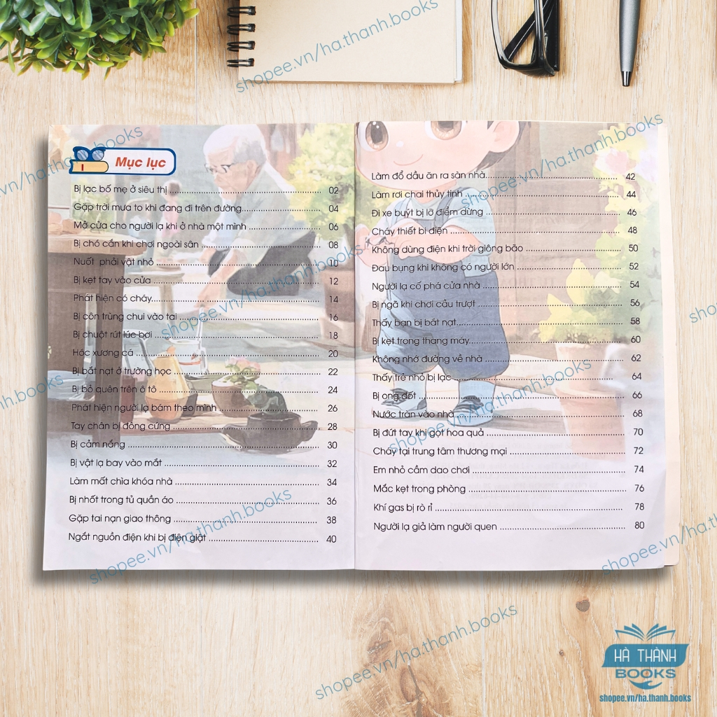 Bộ 4 Sách Kỹ Năng Sống Cho Bé: Khéo Giao Tiếp, Tự Vệ, Thoát Hiểm, Thói Quen Tốt Cho Trẻ