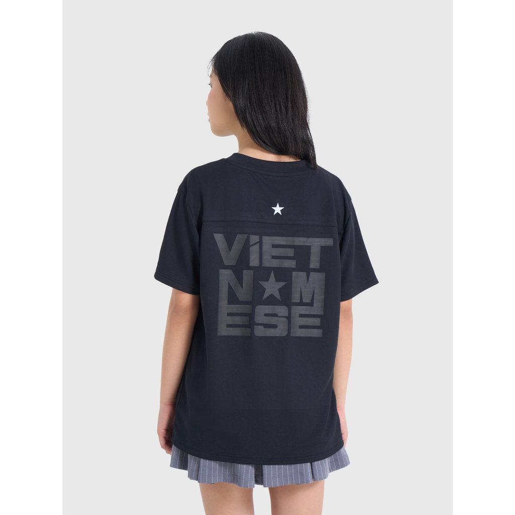 Áo phông unisex trẻ em CANIFA S áo thun Vietnamese cổ V cộc tay 3TS26S020