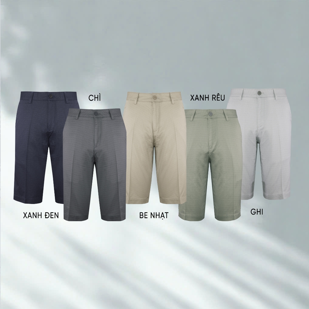 Quần short kaki nam cao cấp MASCULINE MSK25.3 - Kiểu dáng trẻ trung thoáng mát phối đồ dễ dàng