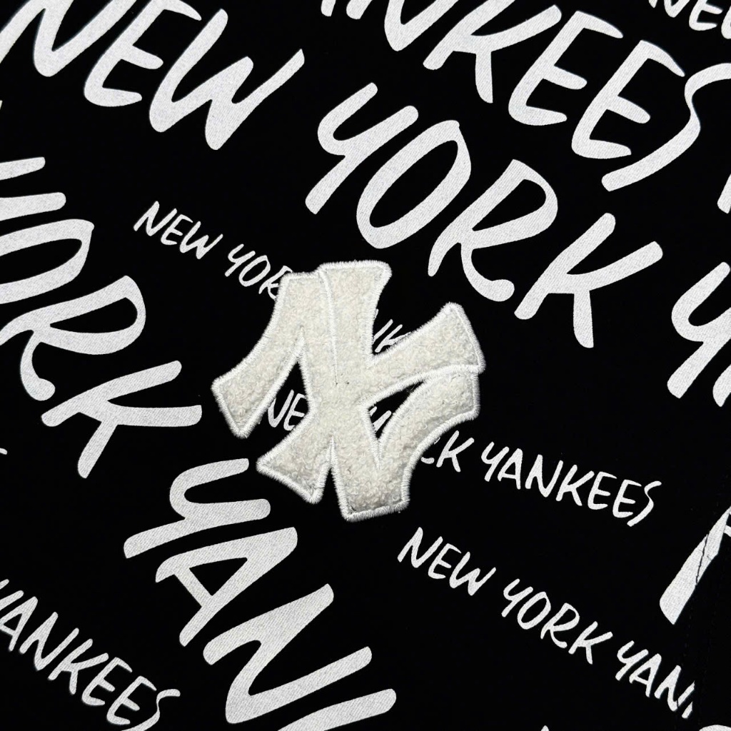 Áo Thun New Era Yankees Đen Multi Logo Chữ Trắng - 16998757