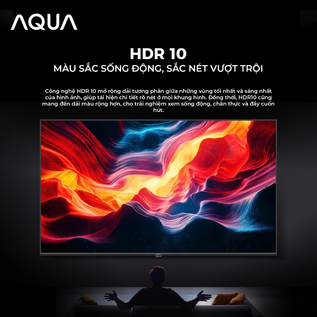 Google Tivi AQUA FHD 40 Inch AQT40K85EFX HDR10 Dolby Audio - Freeship - BH 1 Đổi 1 730 Ngày