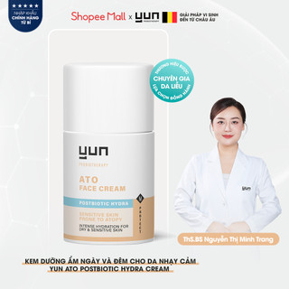 Kem dưỡng ẩm ngày và đêm cho da nhạy cảm YUN ATO Postbiotic Hydra Cream 50ml (ATO-05)