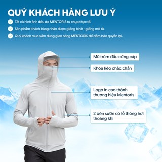 Áo Chống Nắng Nữ Bigsize MENTORIS, Vải Thun Lạnh Cao Cấp Đạt UPF50+ Thiết Kế Thời Trang MCN01S