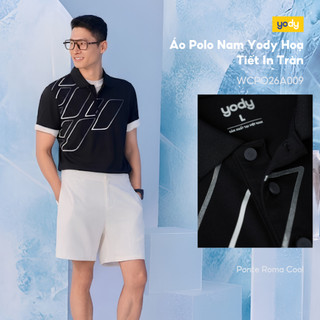 [BST Cooler & Closer] Áo Polo Nam Yody Slim In Thân Trước Có Xẻ Tà MCPO26A036