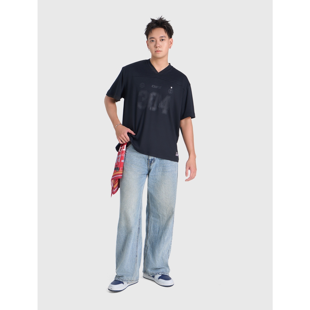 Áo phông unisex người lớn CANIFA S in chữ Vietnamese 30.4 form rộng oversize 5TS26S018