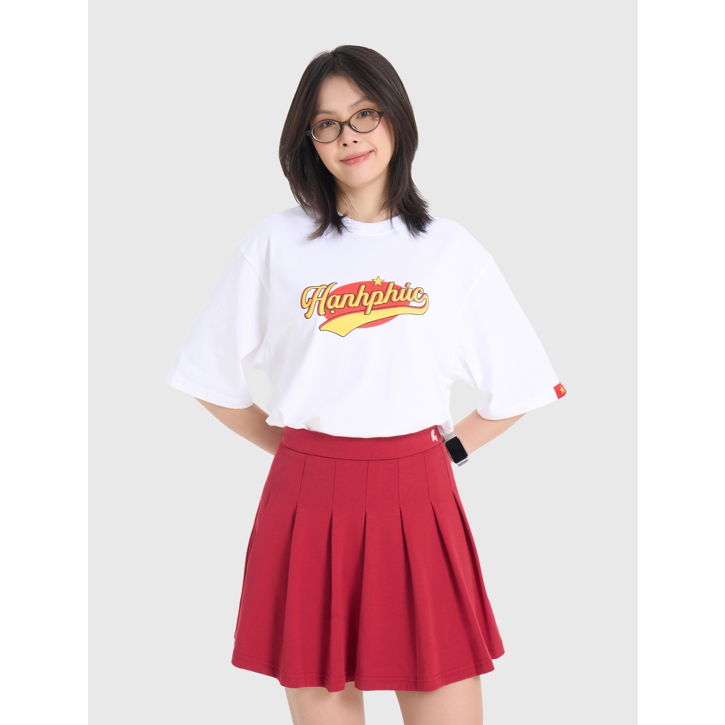 Áo phông quốc khánh Việt Nam CANIFA S Độc Lập - Tự Do - Hạnh Phúc áo phông unisex cao cấp 5TS25S038