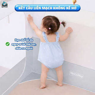 [Mẫu Mới] Quây Chắn Giường Pakey Lock360, Quây Giường Chắn 4 Mặt Khép Kín Không Kẽ Hở, Chiều Cao 1m Bảo Vệ Bé An Toàn