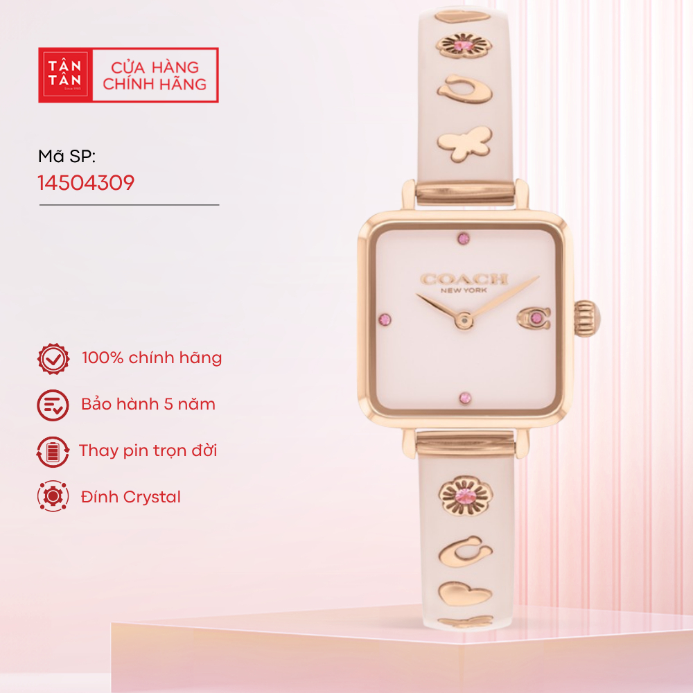 Đồng Hồ Nữ Coach Cass 14504309 Quartz 22mm - Đồng Hồ Tân Tân