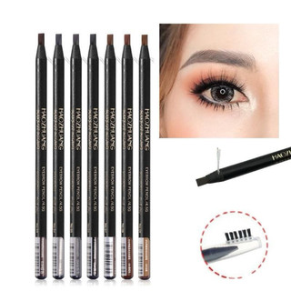 Chì kẻ mày Haozhuang phẩy sợi chì cứng chuyên nghiệp Eyebrow Pencil sắc nét