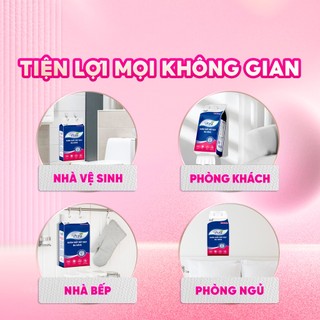 [OUTLET S4] COMBO THÙNG 5 BỊCH GIẤY RÚT ĐÁY ĐA NĂNG POSY 1280 TỜ 4 LỚP