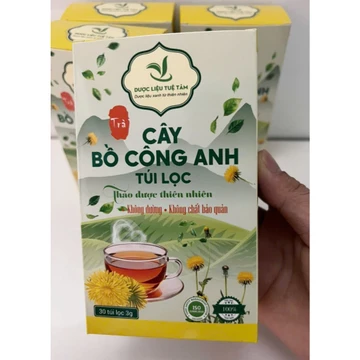 Trà túi lọc cây bồ công anh ( Hộp 30 gói 3gam) - Thanh nhiệt tốt cho gan - Sản phẩm tự nhiên 100% cây bồ công anh
