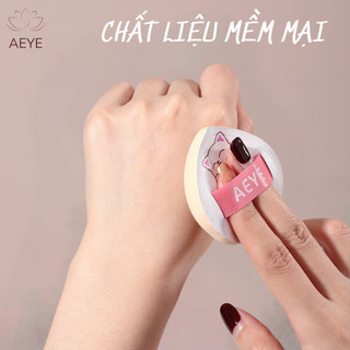 Bông Mút Trang Điểm AEYE Chính Hãng Siêu Mềm Dễ Tán Kem Nền Kèm Túi Đựng