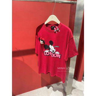 Áo Phông Mickey Kèm Charm Kẹp Tóc QC