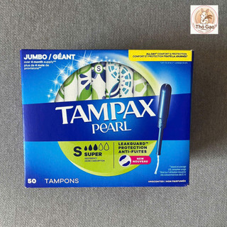Băng vệ sinh dạng ống Tampon Tampax Pearl Light/Super/Super Plus/Ultra- Hàng Mỹ