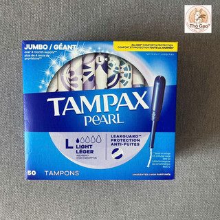 Băng vệ sinh dạng ống Tampon Tampax Pearl Light/Super/Super Plus/Ultra- Hàng Mỹ