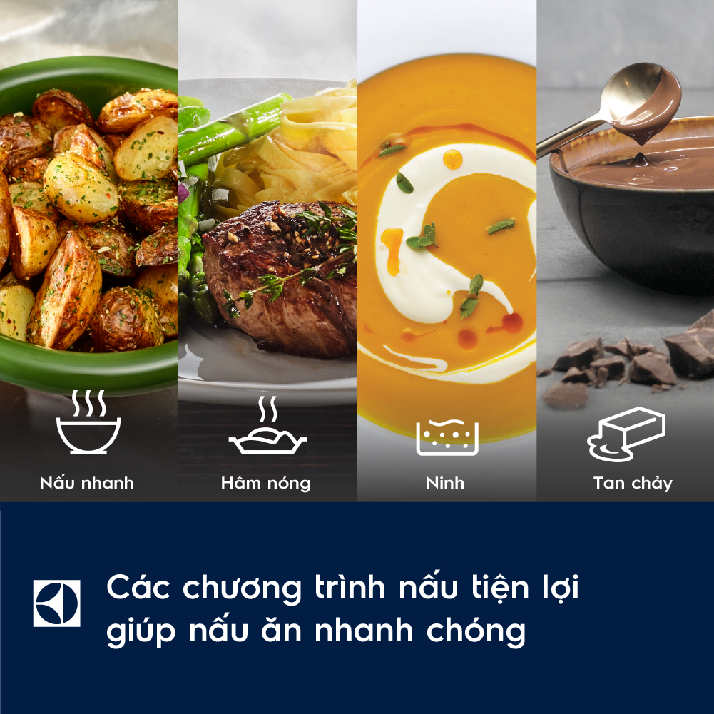 Lò vi sóng để bàn Electrolux UltimateTaste 300 20L - EMM20K22B - 5 mức công suất