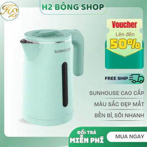 Ấm Siêu Tốc Sunhouse 1l8 Phiên Bản Xanh Mint Đẹp Mắt