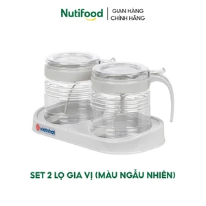 Set 2 lọ gia vị việt nhật