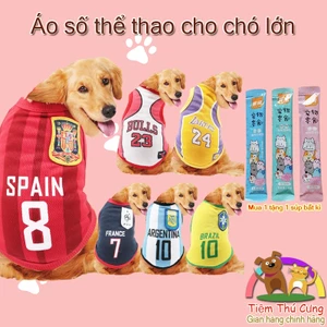 Áo Bóng Đá Cho Chó Mèo World Cup – Quần Áo Thú Cưng Đội Tuyển Quốc Gia Siêu Dễ Thương