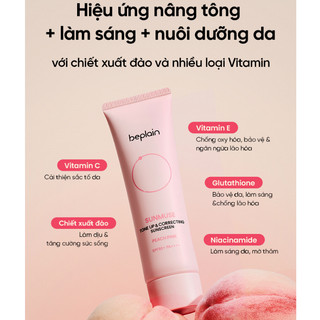 Kem chống nắng Beplain Sunmuse filter lai Nâng Tone & Hiệu chỉnh da SPF 50+ PA++++ 50mL