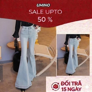 Quần bò ống loe to, Quần jeans loe to siêu xinh đang hot nhất hiên nay LN 24