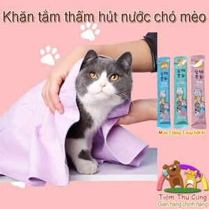 Khăn Lau Siêu Thấm Đa Năng, Mềm Mại Thân Thiện Với Da - Dùng Cho Gia Đình, Thú Cưng