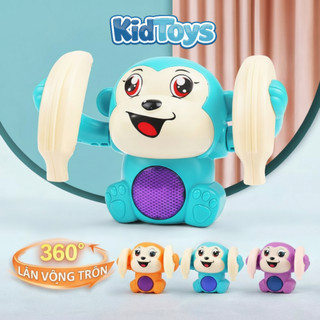 Đồ chơi khỉ nhào lộn 360 độ KidToys có đèn LED – vui nhộn cho bé 1-3 tuổi